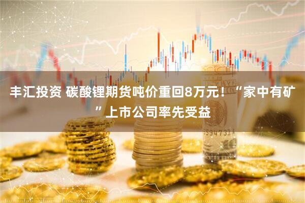 丰汇投资 碳酸锂期货吨价重回8万元！“家中有矿”上市公司率先受益