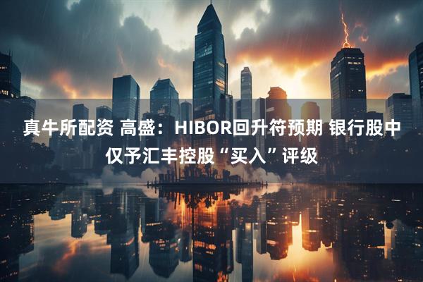 真牛所配资 高盛：HIBOR回升符预期 银行股中仅予汇丰控股“买入”评级