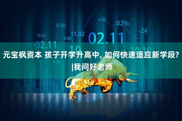 元宝枫资本 孩子开学升高中, 如何快速适应新学段? |我问好老师